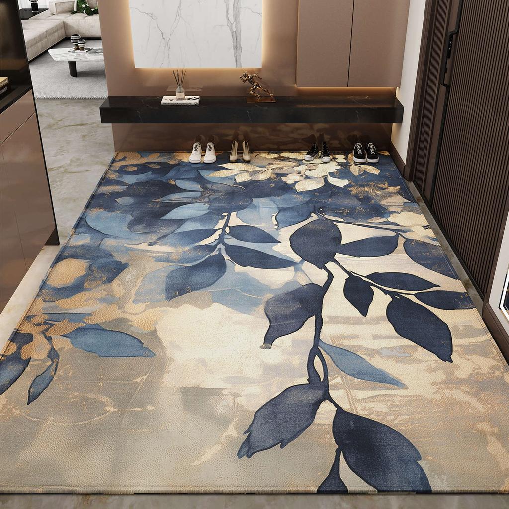 Entrance Mat Foyer Entrance Mat Home Floor Mat Light Luxury Dirt Resistant Anti Slip Entrance Carpet