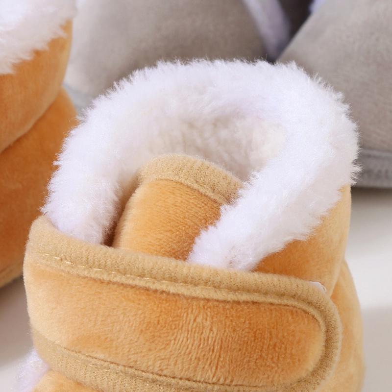 Baby Cotton Shoes Winter Warm Infant Shoes Soft Soled Plush Baby Shoes