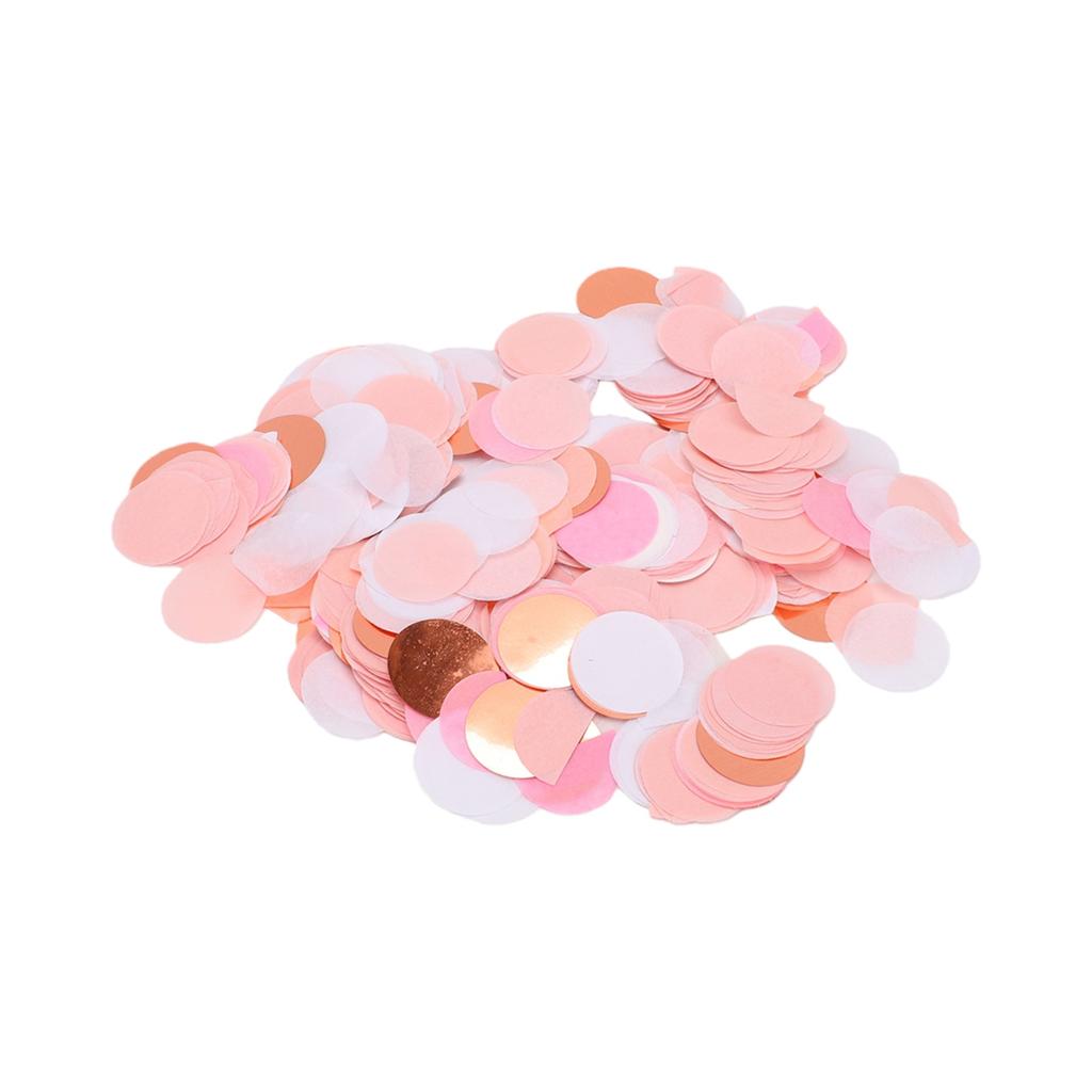 Round Confetti 2.5cm 30g Colorful Tissue and Foil Confetti Dots for Wedding Birthday Party Decoration 30g
