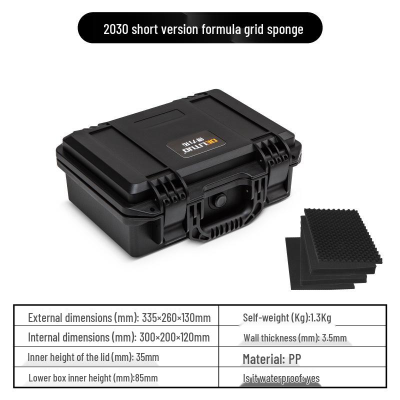 קופסת הגנה מפלסטיק עמידה למים ועמידה בפני זעזועים למצלמה וציוד