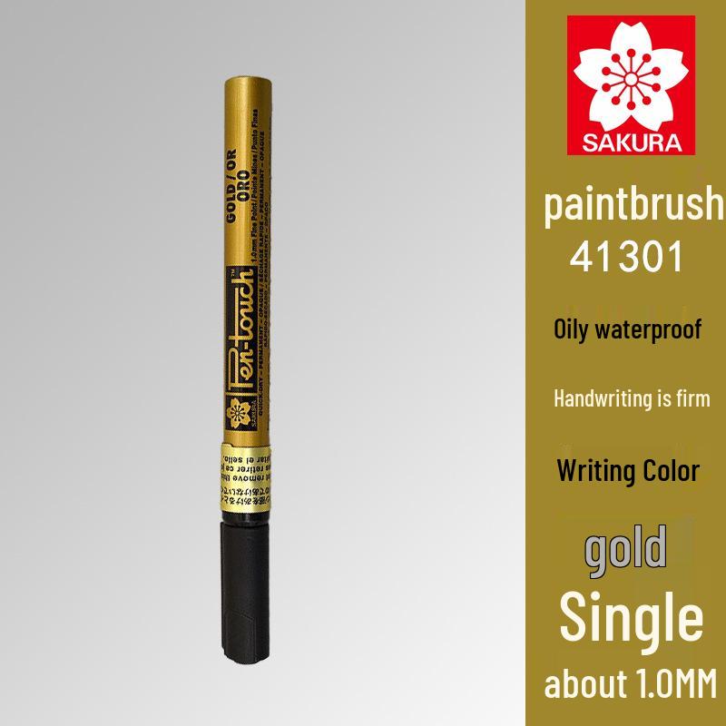 Sakura Flower Gilding & Outline Pen Set - Gold & Silver