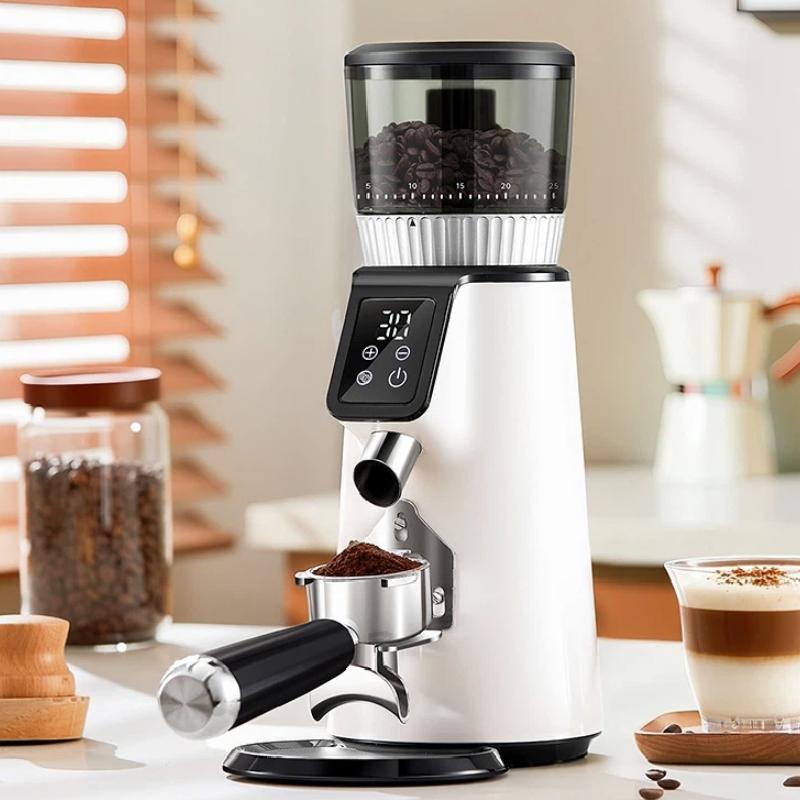 Molinillo de Café Eléctrico, Molinillo Dosificador Totalmente Automático para Uso Doméstico y Comercial