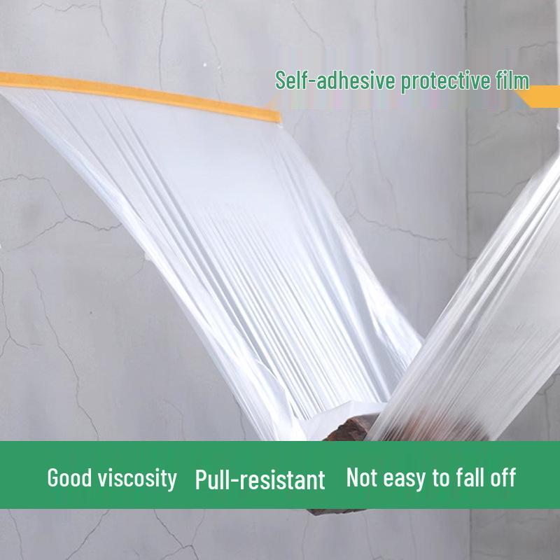 Dustproof, waterproof, tear-resistant furniture renovation film - easy to handle and thickened for lasting protection.