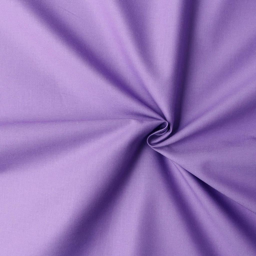 Nippon Chuko Eighty Square Solid Cotton Lavender and 108cm Wide X 3m Fabric, 100% Sharing, Purple, Approx. Cut, KD4630-320-3M
