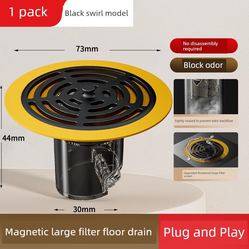 Floor Drain Deodorizer Cover, Universal for Bathrooms, Anti-Odor Device for Drains, Stainless Steel, Prevents Insects, Suitable for Kitchens