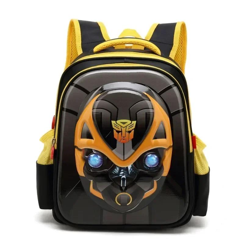 Transformerss 3D Mini Backpacks Bumblebee Optimus Prime Cosplay Waterproof School Bags Kawaii Backpack Mochila