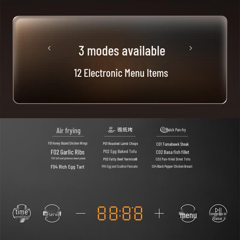 Midea 5.3L Visual Smart Air Fryer & Multi-function Oven