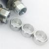 60mm auf 51mm auf 36mm Motorrad Auspuff Schalldämpfer Adapter Kopf Baustahl Konverter Adapter Reduzierstück Verbindungsrohr