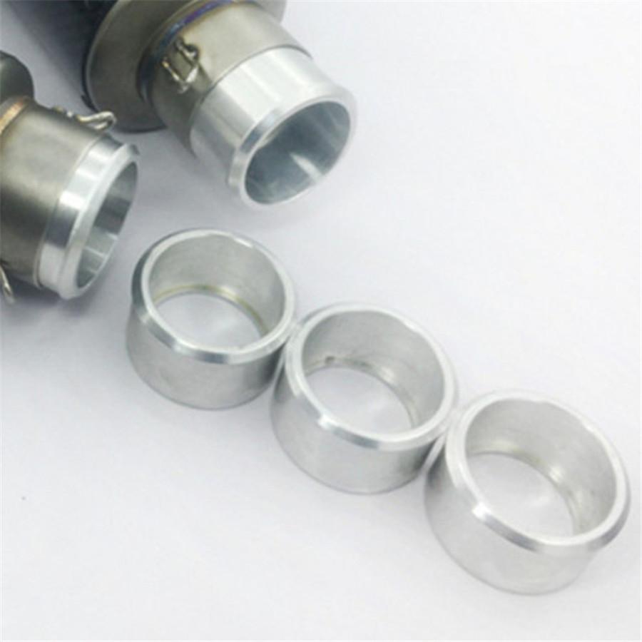 60mm auf 51mm auf 36mm Motorrad Auspuff Schalldämpfer Adapter Kopf Baustahl Konverter Adapter Reduzierstück Verbindungsrohr