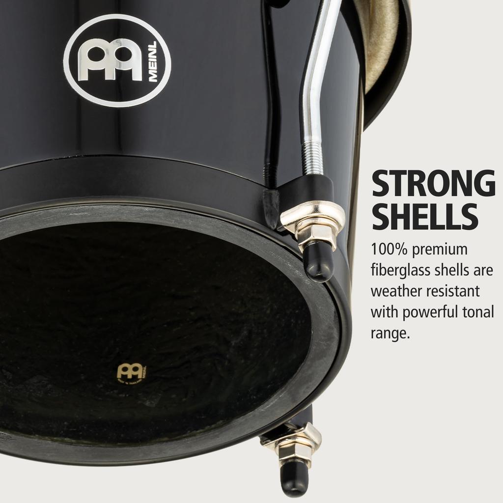 MEINL Percussion Headliner Series Fiberglass Bongo HFB100BK []