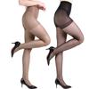 3Psc Women'S Stockings Spring Summer 20D Thin Pantyhose Flesh-Colored Sexy Invisible Anti-Hook Stockings