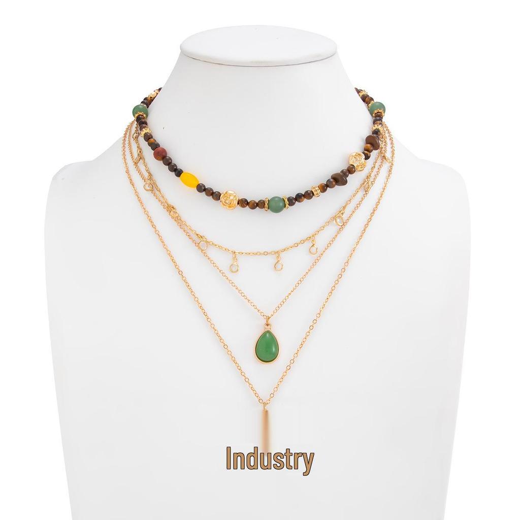 Sunflower Pendant Teardrop Jade Necklace: Versatile & Fashionable
