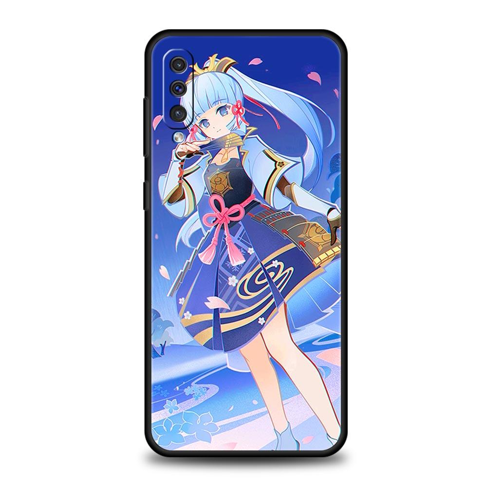 Pouzdro na telefon Samsung Galaxy A52 A14 A50 A70 A10S A30 A40 A20S A20E A02S A12 A22 A72 A32 5G A04s Genshin Impact silikonový kryt