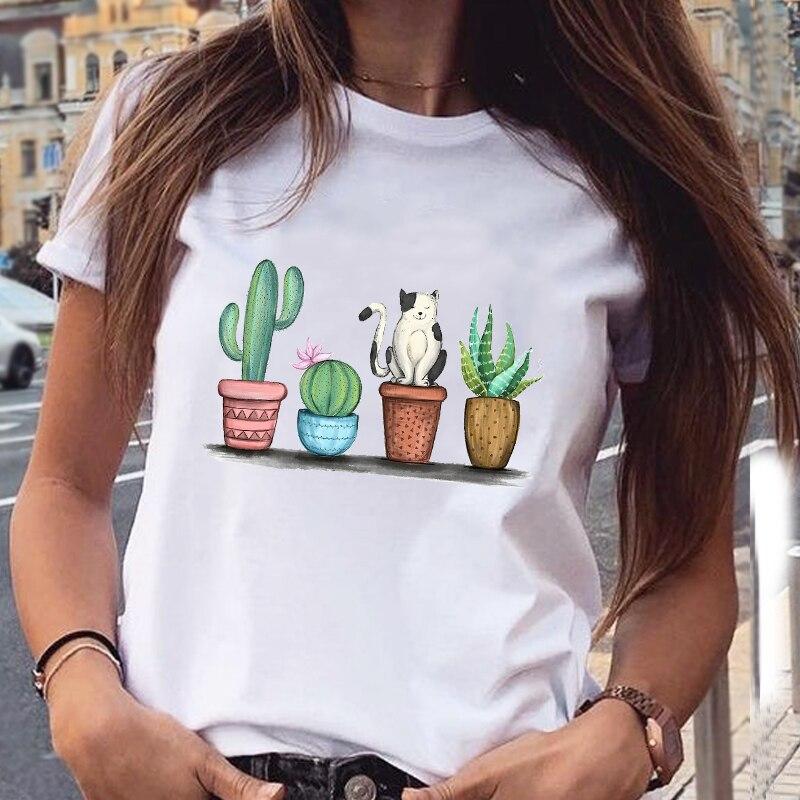 Fashion Women Graphic Plant Floral Sweet Cute 2021 Moda Primavera Verano  Estética Impresión Ropa Femenina Tops Camiseta camiseta camiseta comprar a  buen precio — entrega gratuita, reseñas reales con fotos — Joom