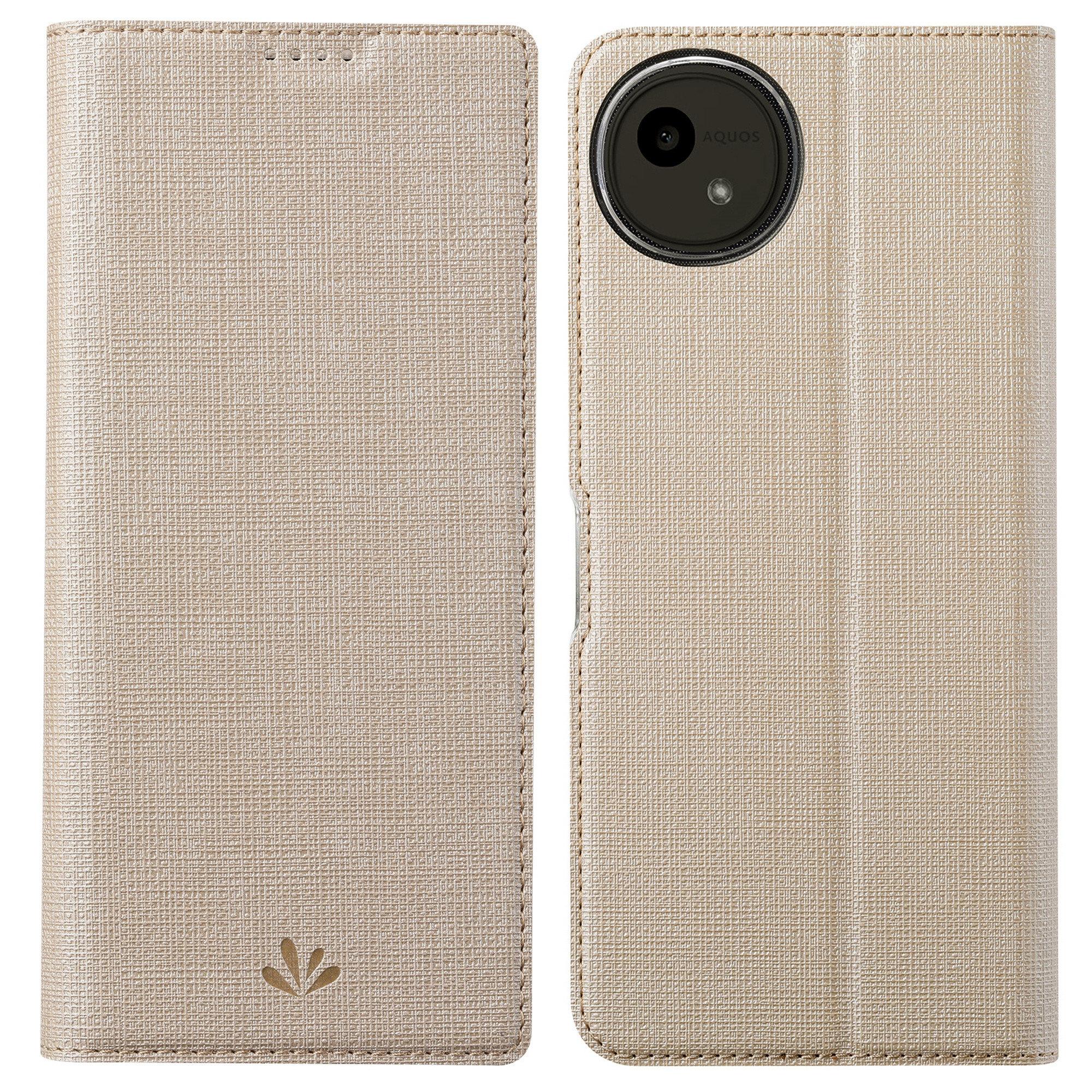 

VILI Серия DMX Для Чехла Sharp Aquos Wish4 С Отделением для Карт PU Кожа Подставка Чехол для Телефона Khaki