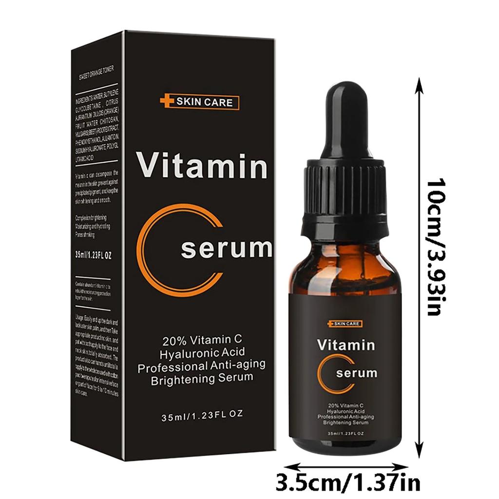 Vitamin C Facial Essence Contains Hyaluronic Acid Dark Spot Remover Moisturizing Repair Anti-aging Essence Facial Skin Care 50ml