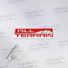 Car Sticker ALL TERRAIN Grille 3D Metal Logo Badge Decal Rear Trunk Emblem For Cruze Yukon Sierra Savana Terrain Suburban