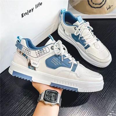 23 Outono e Inverno Nova Moda Masculina Sapatos Casuais Leves e Resistentes ao Desgaste Sapatos Masculinos de Fundo Macio Sapatos Masculinos Impermeáveis Combinando Tudo