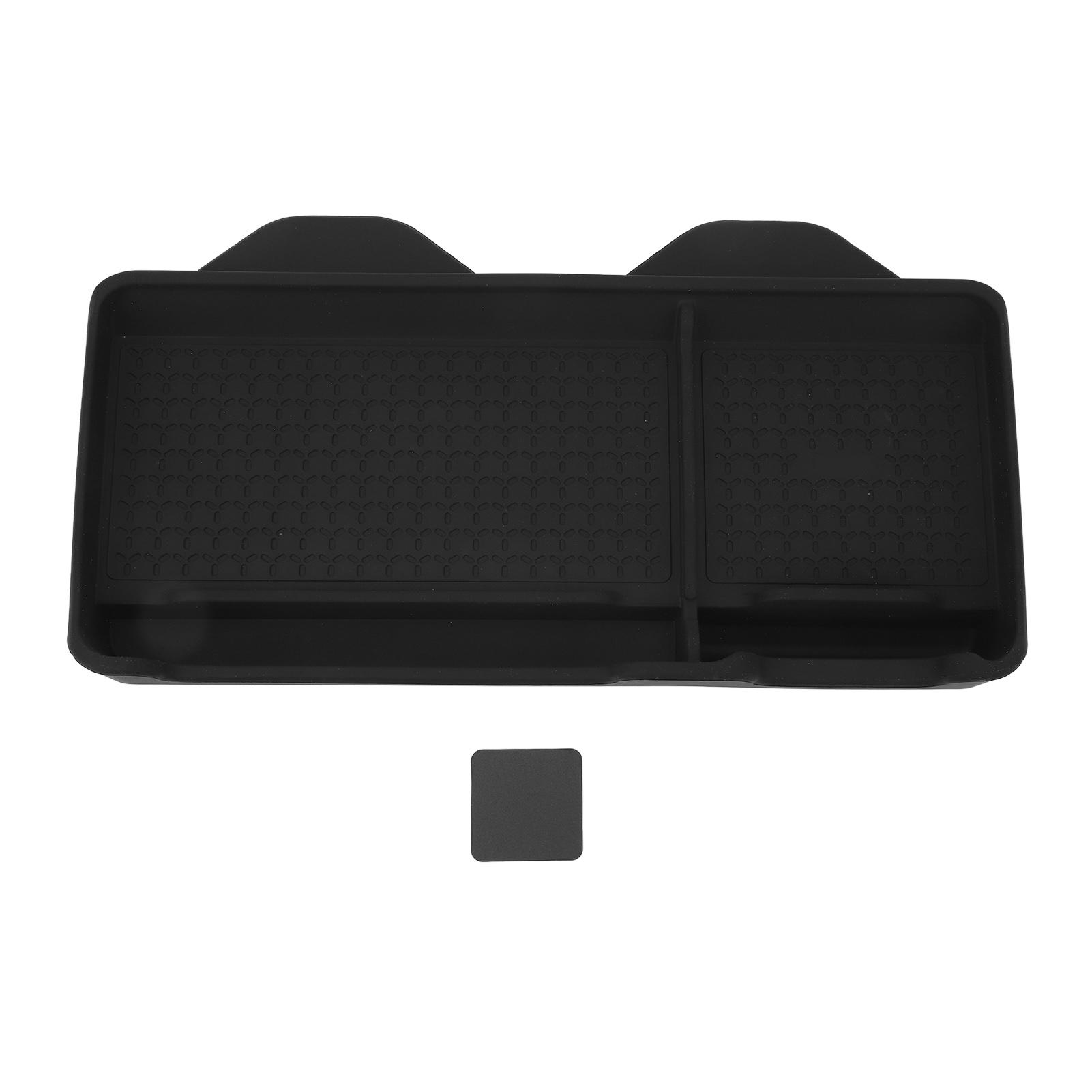 

Car Dash Board Organizer Stylish Anti Slip Practical Car Dash Panel Tray Silicone Material Multifunctional for Or Y Black item number