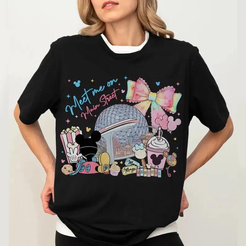 Dissney Meet Me On Main Street T Shirt Unisex 9 S