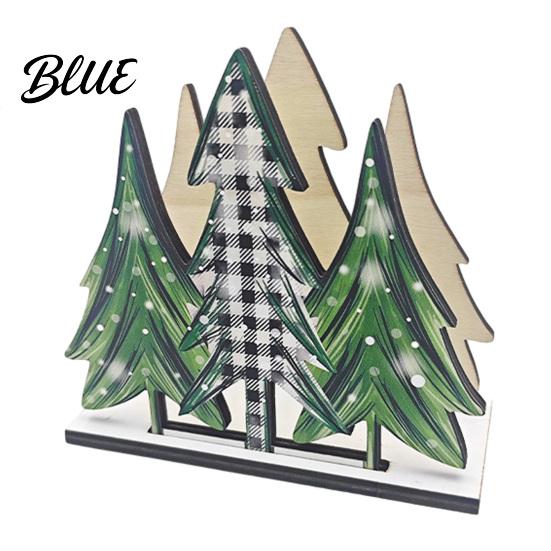 Multi-purpose Desktop Organizer Christmas Theme Wooden Napkin Holder, Decorative Holiday Paper Towel Stand, Gift for Her HD UV Printing Dining