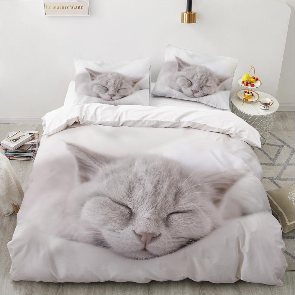 

Comforter Luxury 3D Bedding Set Europe Queen King Double Comfortable Blanket/ Bed Set Animal Orange Comforter (quilt)-EU Single(135*200cm)3pcs