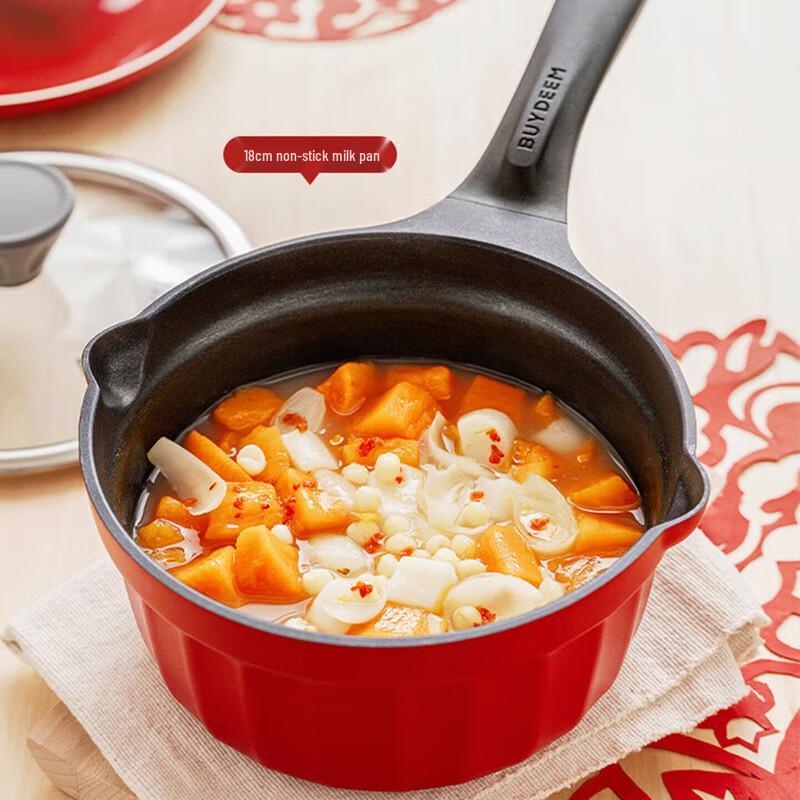 Buydeem 1.8L Non-Stick Saucepan