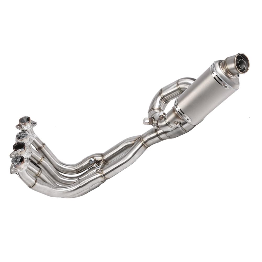 Motorcycle Full Exhaust System Vent Front Pipe Link Connect for Yamaha  YZFR6  20062018