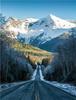 Ruopoty Oil Painting Digital Highway Art Unique Gift Hand-Painted Digital Landscape Painting Living Room Decoration