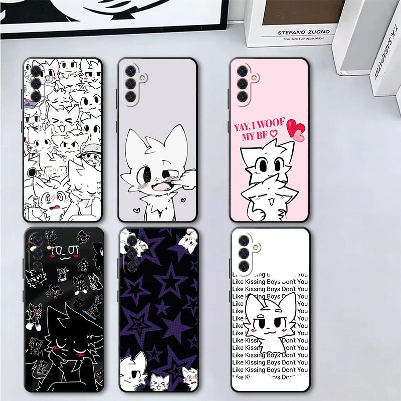 Cute B-Boykisser Catoon Soft Phone Case for Samsung A17 A37 A57 A16 A26 A36 A56 A15 A25 A35 A55 A14 A24 A34 A54 A13 A23 A33 A53