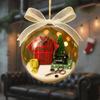  Elegant Christmas Decorative Ornament Christmas Hanging Sewing Balls Ornament For Tree Door And Window Decoration
