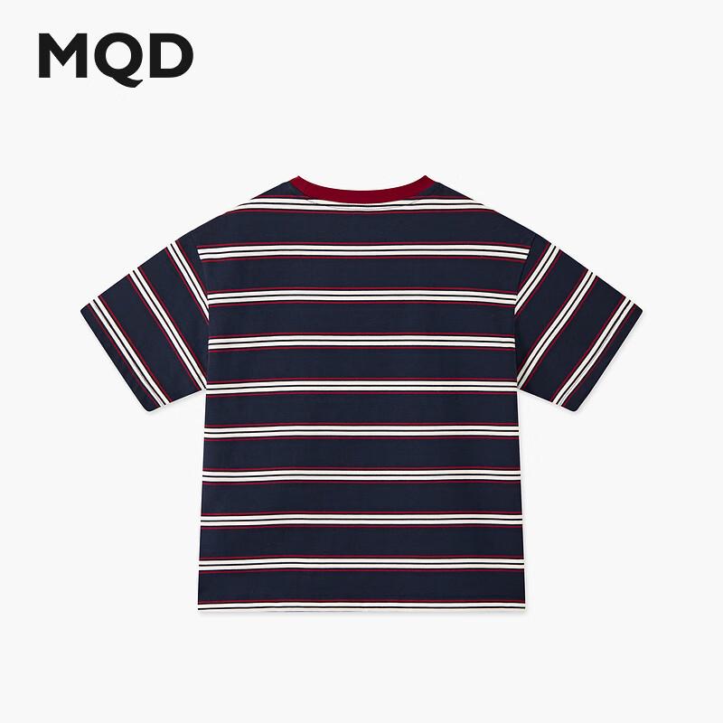 MQD Boys  Classic Stripe Short Sleeve T-Shirt 130