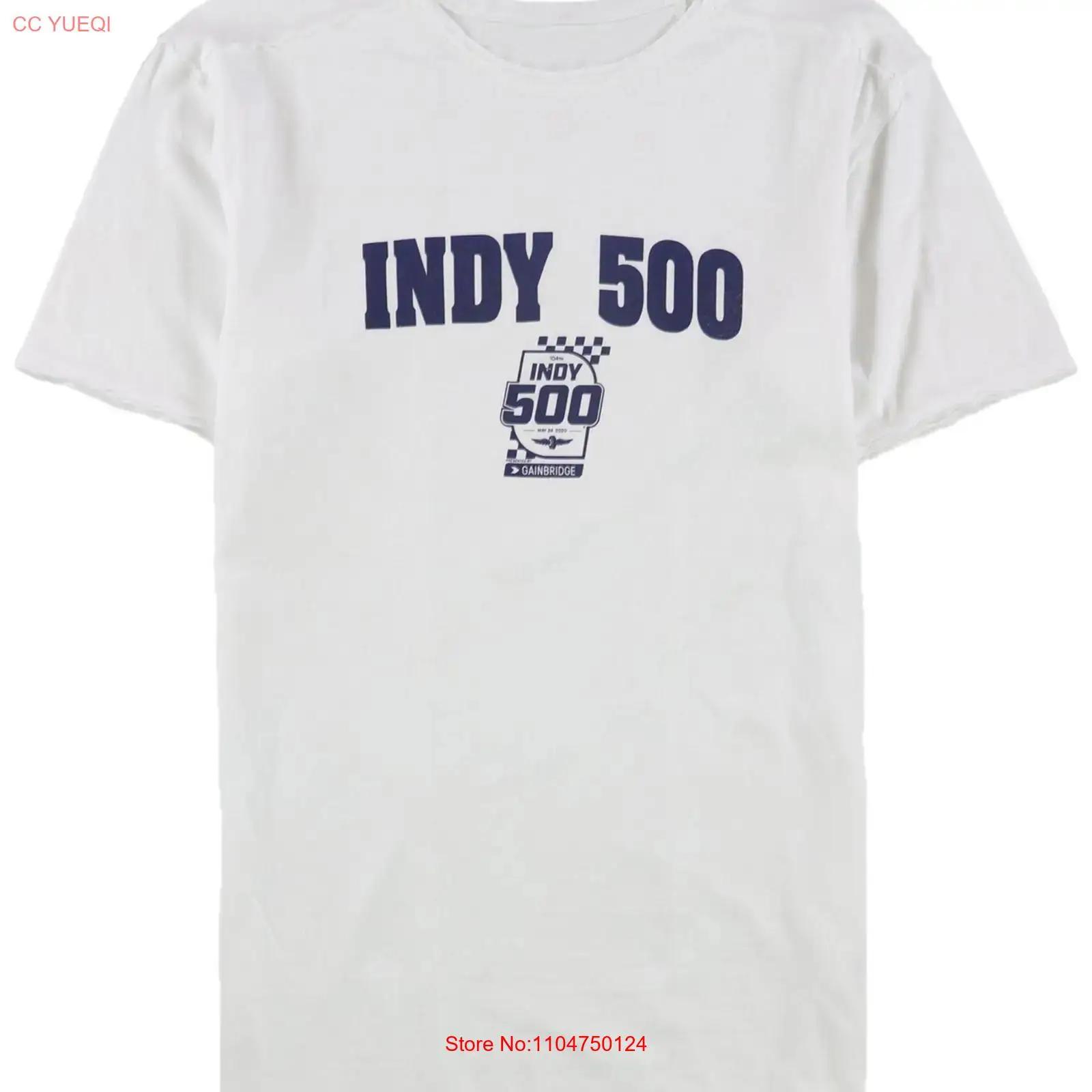 

Indy 500 Mens Distressed T Shirt White Small vintage Washed Slightly Breathable Stylish homme Top For Everyday Wear fashion 5XL різнокольоровий