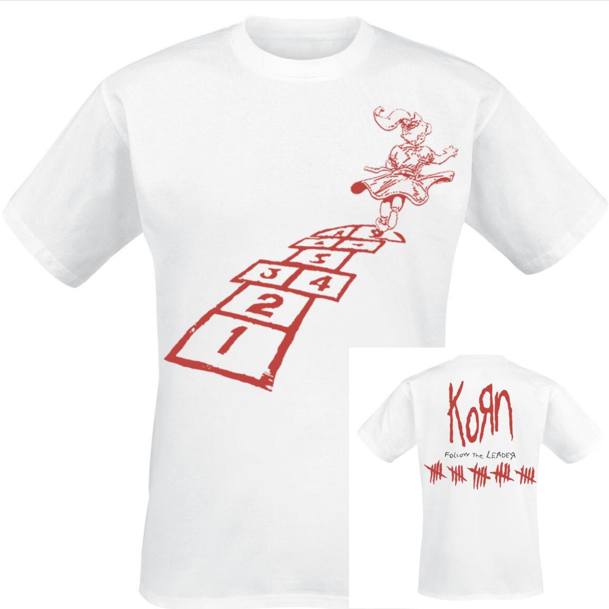 Wired Korn T-Shirt Men Women Vintage Metal Rock Band Graphic Tee 100% Cotton Summer Streetwear Top S разноцветный