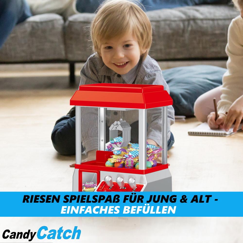 CANDYCATCH Süßigkeiten Greifautomat Candy Grabber Mini Süßigkeitenautomat ab 3J.