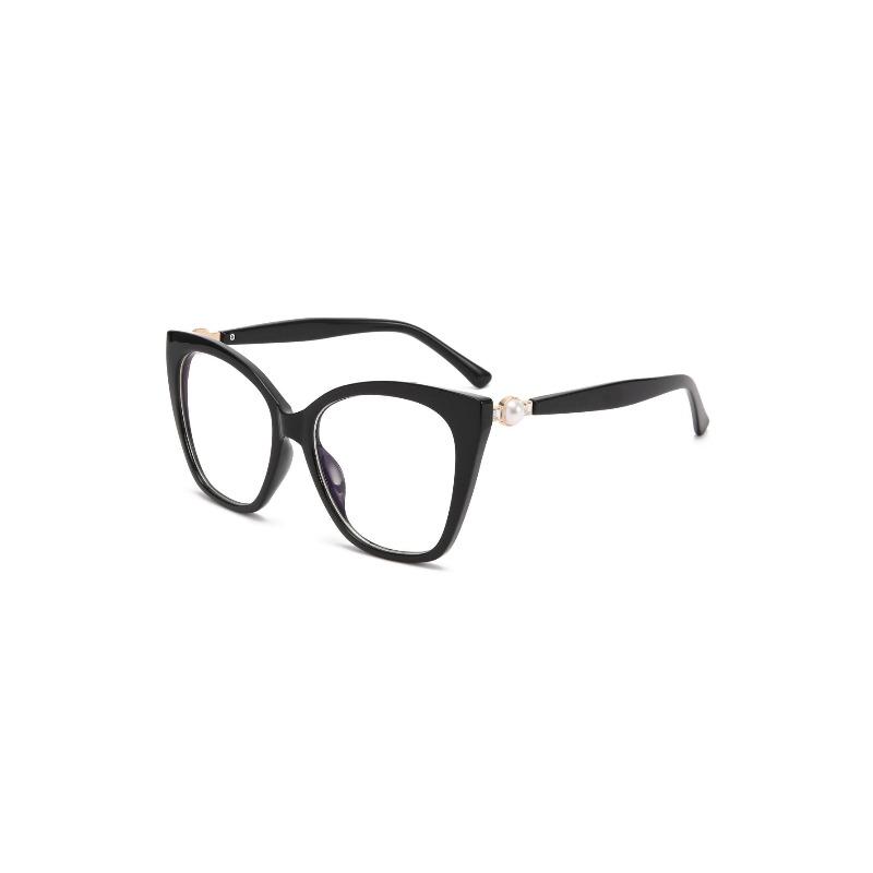 Big-frame cat's eye glasses trend computer goggles fashion flat mirror with myopia frame