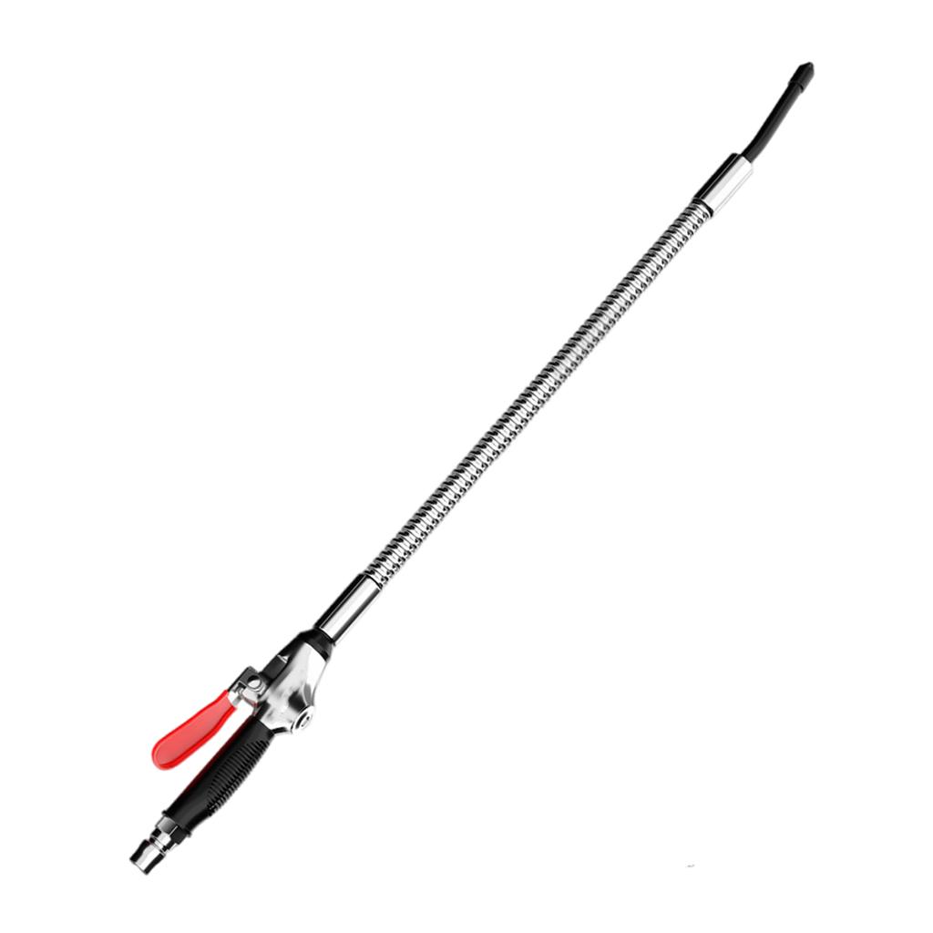 Extendable Air Blow Guns Extensible Nozzle Pneumatic Compressor Tool Antislip Rubber Handle Suitable For Various Angles