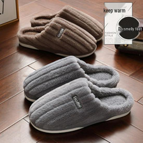 Waterproof High-Top Cotton Slippers - Thick Velvet-Lined for Extreme Cold, Autumn/Winter Outdoor Wear, Closed-Back Design