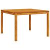 Garden Dining Set 9 pcs Brown Solid Acacia Wood