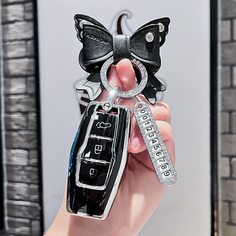 Tpu Car Remote Key Case Cover Protect Shell Fob For Mitsubishi Outlander Control Accessories