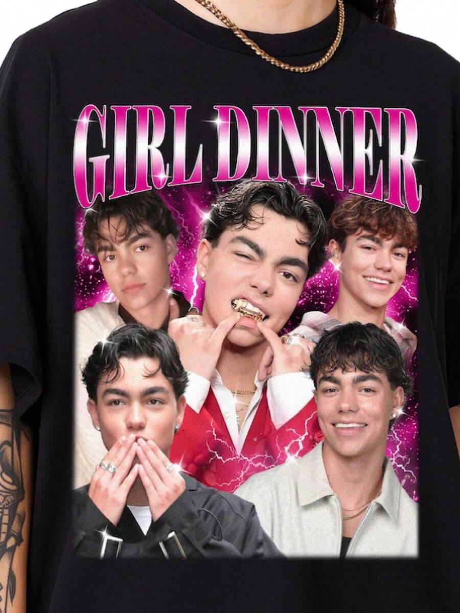 

Girl Dinner Malachi Barton 90s Vintage T-Shirt, Girl Dinner Malachi Barton Bootleg T-Shirt, Aesthetic Celebrity Shirt,X91754 5XL різнокольоровий