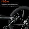 ENLEE ED-900 Portable Bicycle Tire Pump Mini Aluminum Alloy Bike Air Inflator
