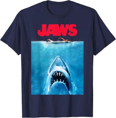 Der weiße Hai 50. Jubiläum Vintage Film Geschenk Hai Retro T-Shirt