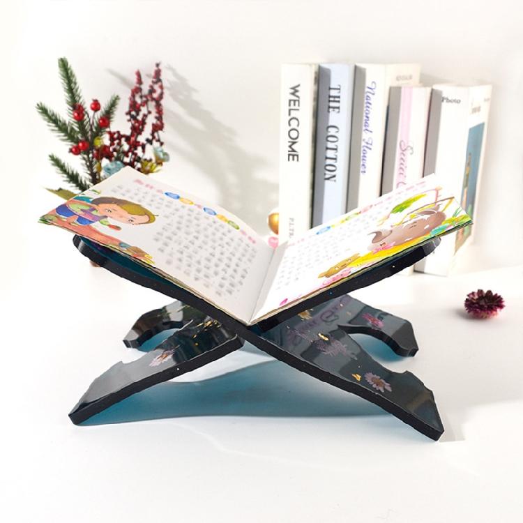 Silicone Book Stand Mold Vintage Quran Holder Mold Folding Bible Stand Mold