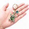 Rhinestone Marine Turtle Pendant Imitation Pearl Ocean Hanging Pendant Turtle Keychain  Bag Pendant