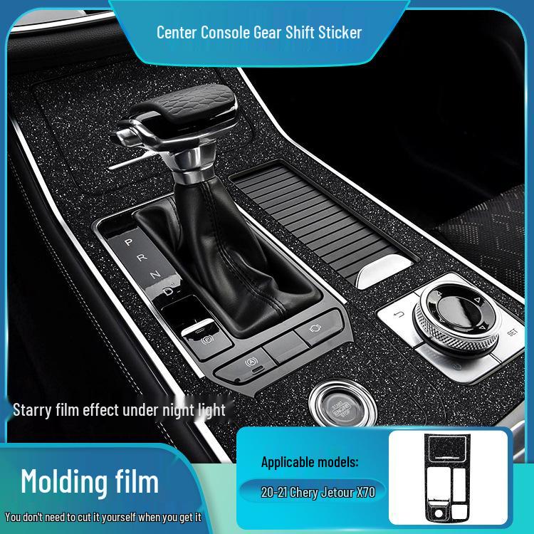 Starry Sky Film for Jetour X70 Interior and Center Console Frosted Film Sticker Replacement
