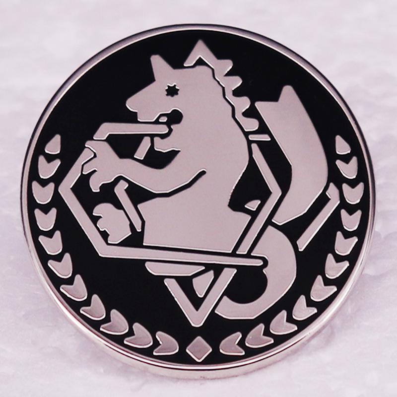 Anime-Themed Brooch Set