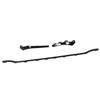 3pcs Rr Bumper Trim Strip Left Right Center Lower Bumper Cover Trim For C-Class W206   Line 2022-2024
