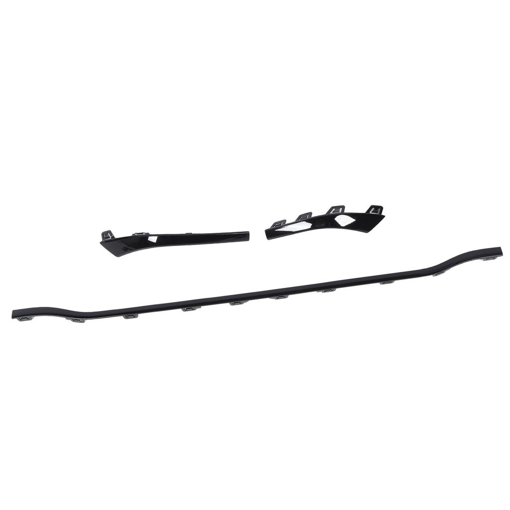 3pcs Rr Bumper Trim Strip Left Right Center Lower Bumper Cover Trim For C-Class W206   Line 2022-2024