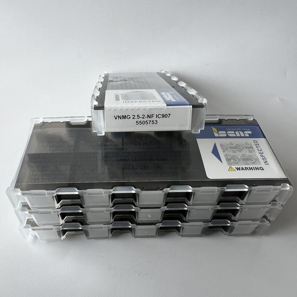 ISCAR / VNMG12T308-NF IC907 / Industrial indexable carbide inserts 10 Pcs